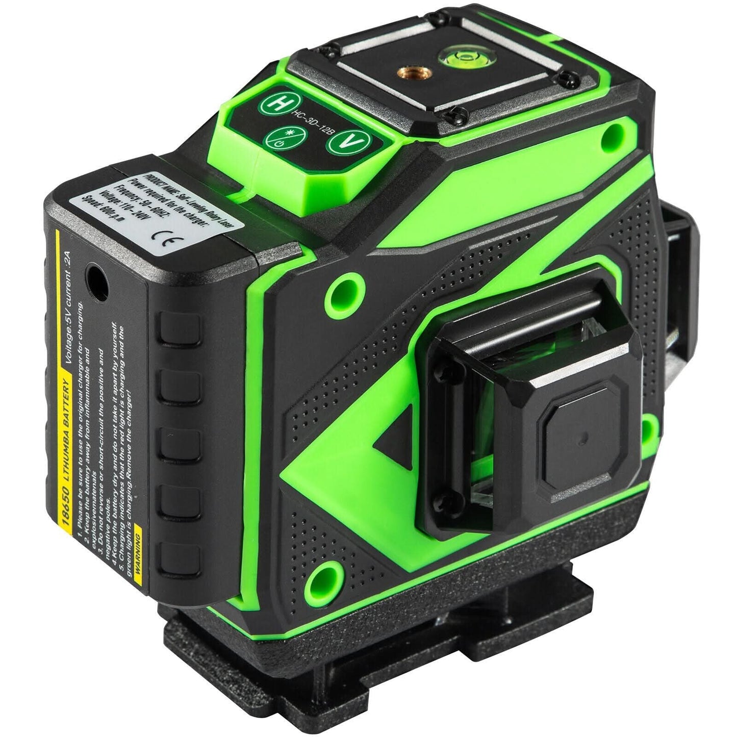 12 Lines Green Laser Level Self Leveling 3x360° Cross Line