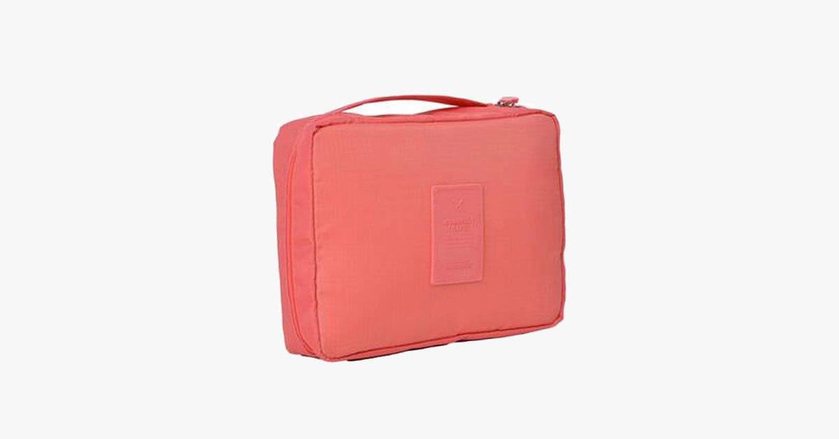 Compact Travel Cosmetic Bag