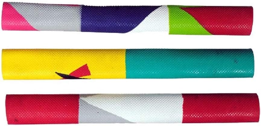 Rubber Cricket Bat Grip Pack of 3 (Multi Color)