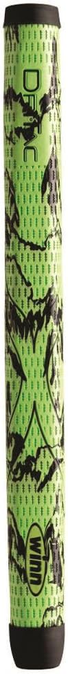 Winn DriTac X Medallist Pistol Putter Golf Grip, Green/Black