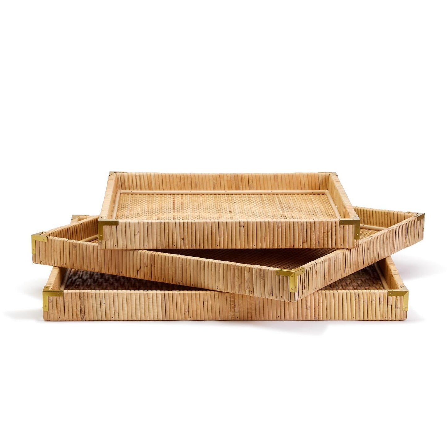 Square Rattan Trays
