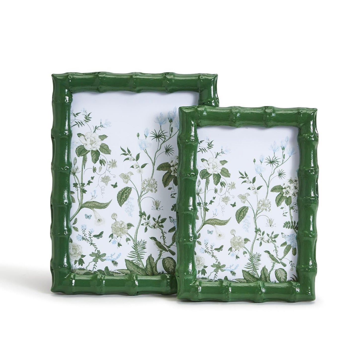Green Faux Bamboo Frame