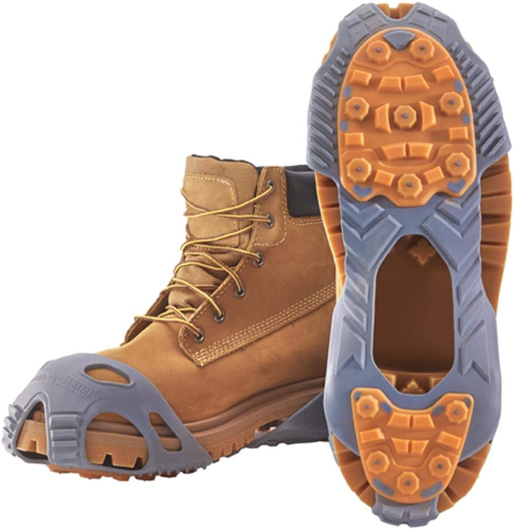 Low-Pro Ice Cleat, Heavy-Duty Industrial Grade Traction Aid for Walking on Snow and Ice (1 Pair)