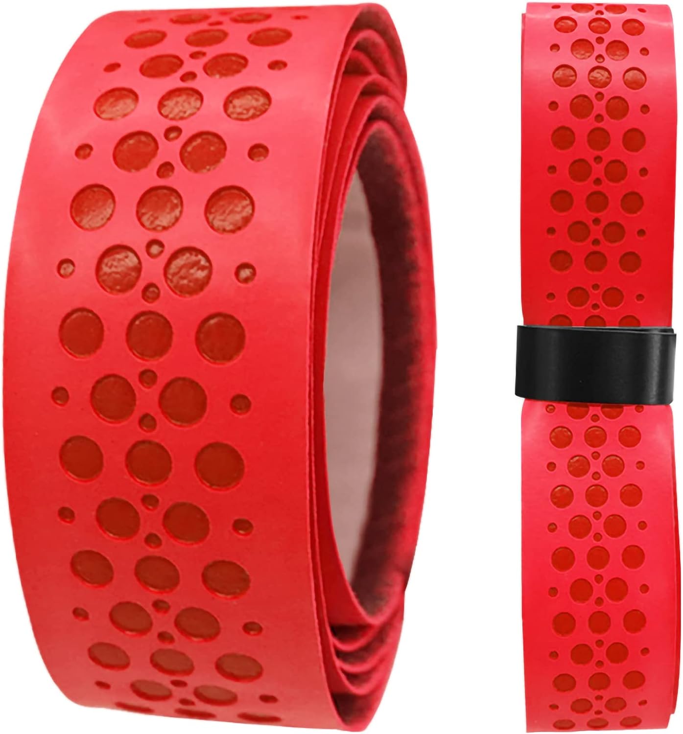 2PCS Golf Club Grip Wrapping Regripping Grip Tape for Golf Clubs Tapes Anti Slip And Tear Resistance High Traction and Comfortable for Golf Club Grips (Red)