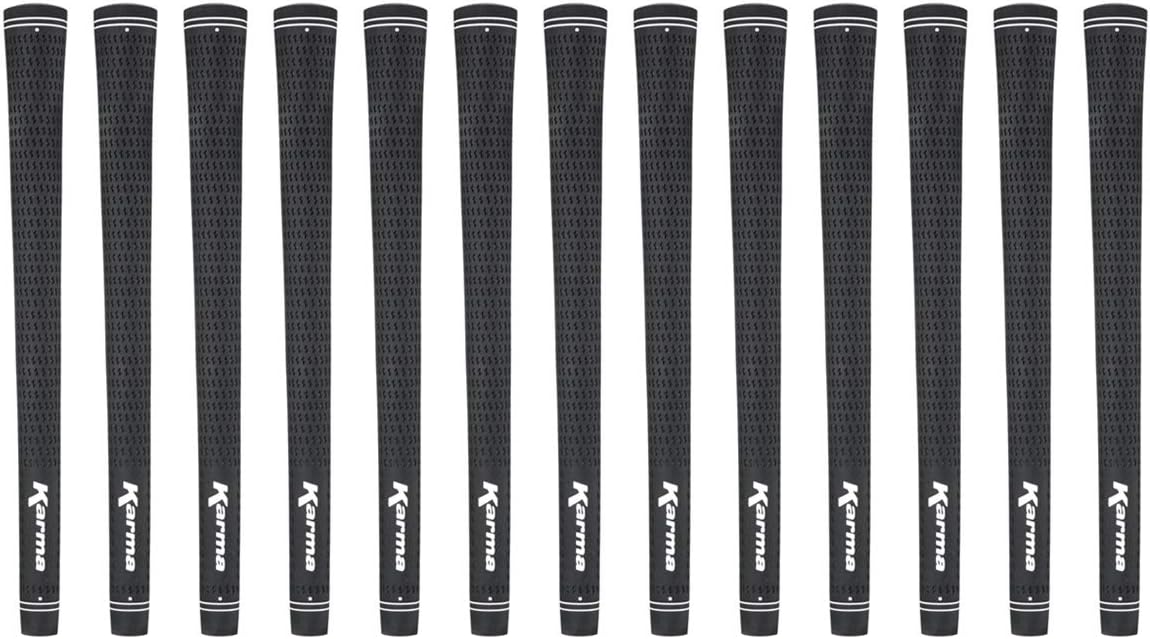 Karma Velour Black Standard 13 Piece Golf Grip Bundle