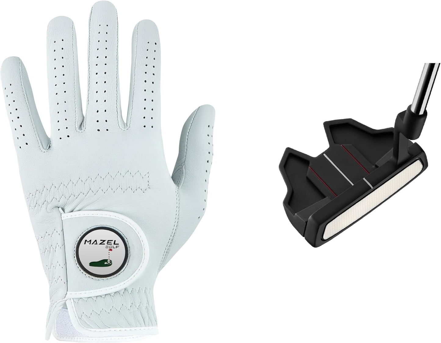 MAZEL Golf Putter Grip & Golf Putter,Bundle of 2