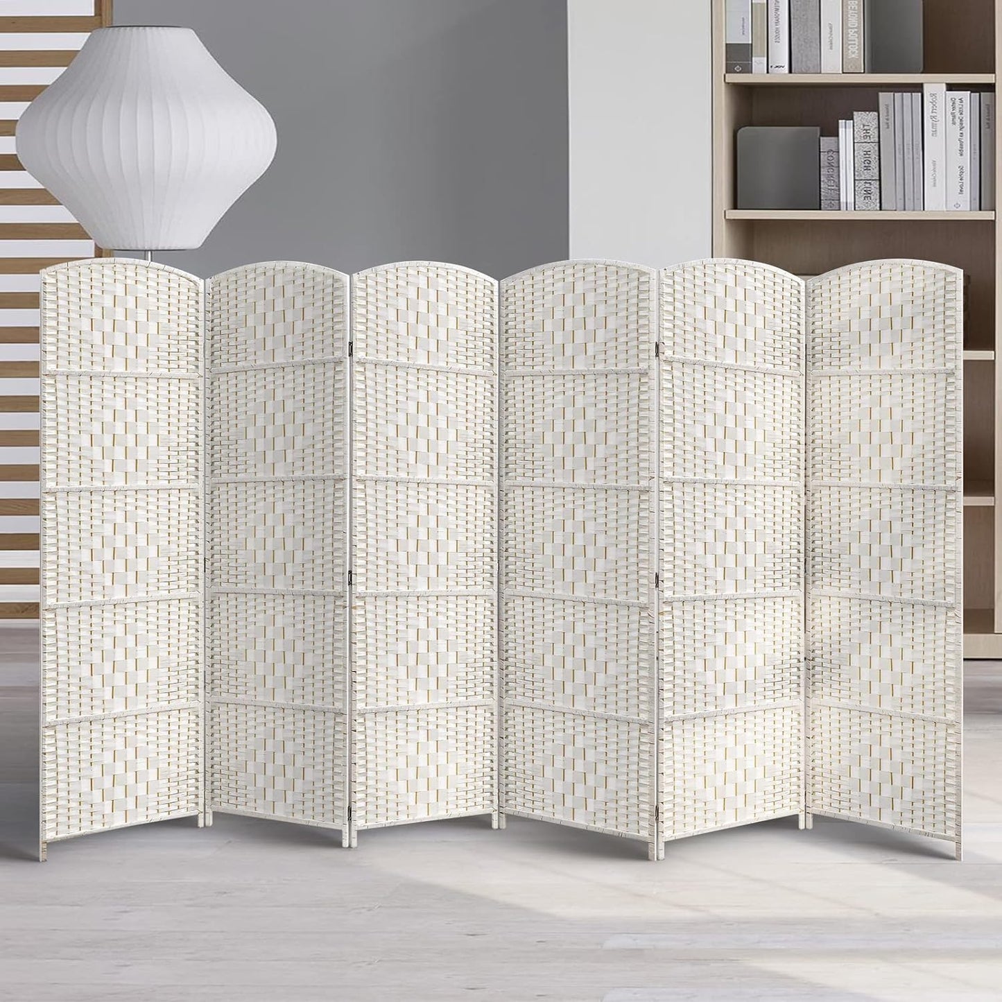 Room Divider 6 Panel, Krute 6Ft 19.7" Wide Partition Folding Screen Room Dividers - $85