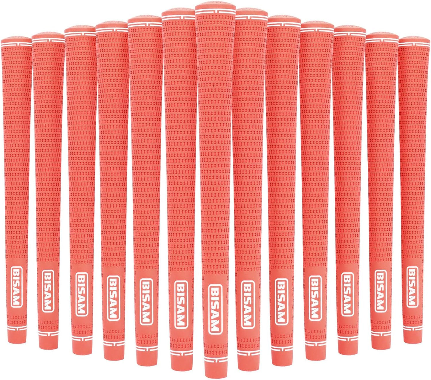 BISAM Ⅰ Midsize Golf Grips (13 Pcs) Set, 360 Golf Club Grips, Non-Slip Performance in All Weather Conditions