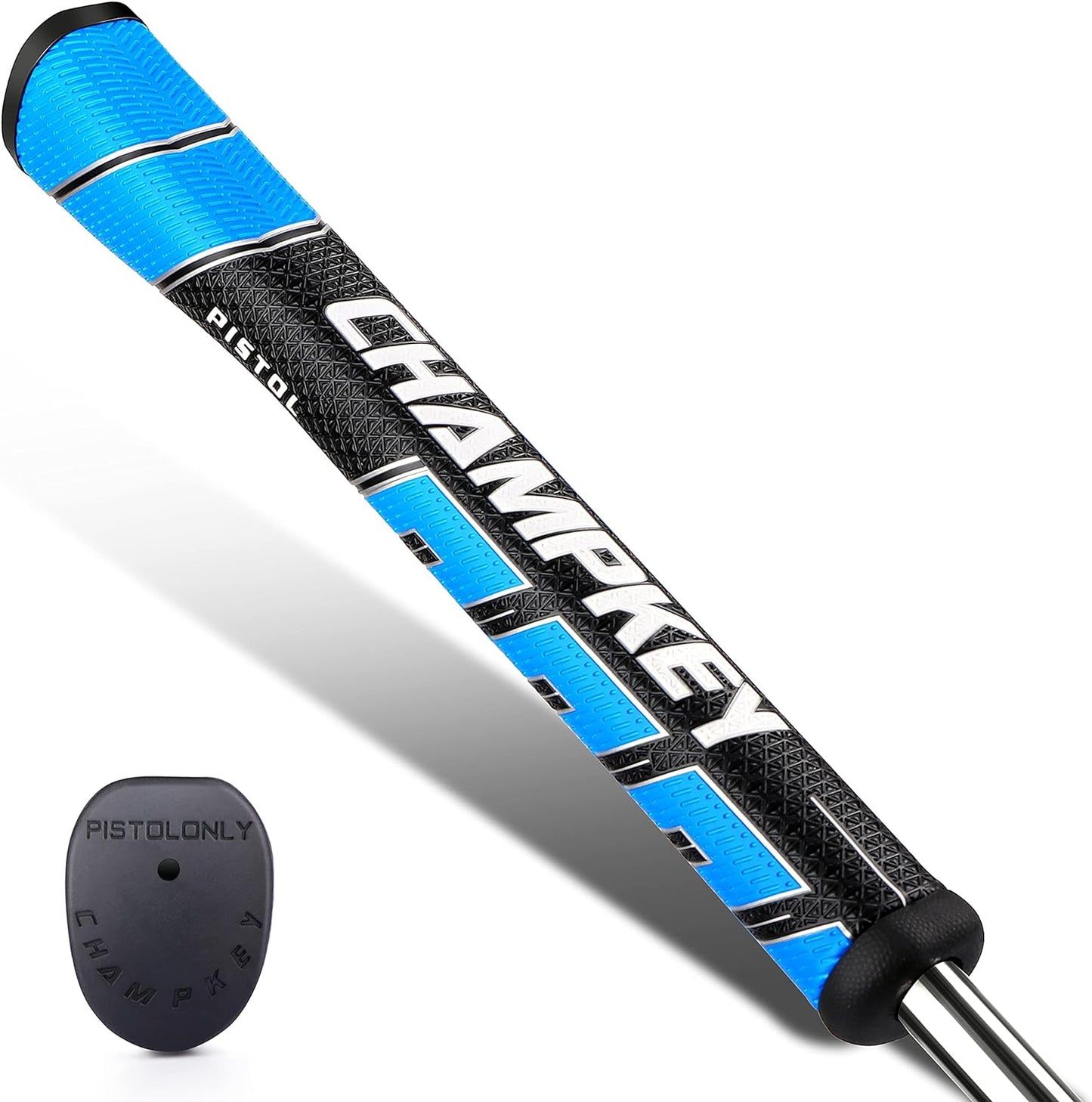CHAMPKEY Premium Pistol Golf Putter Grip | Lightweight and Comfortable Golf Grips | Advanced Texture Control and High Feedback Golf Putter Grips