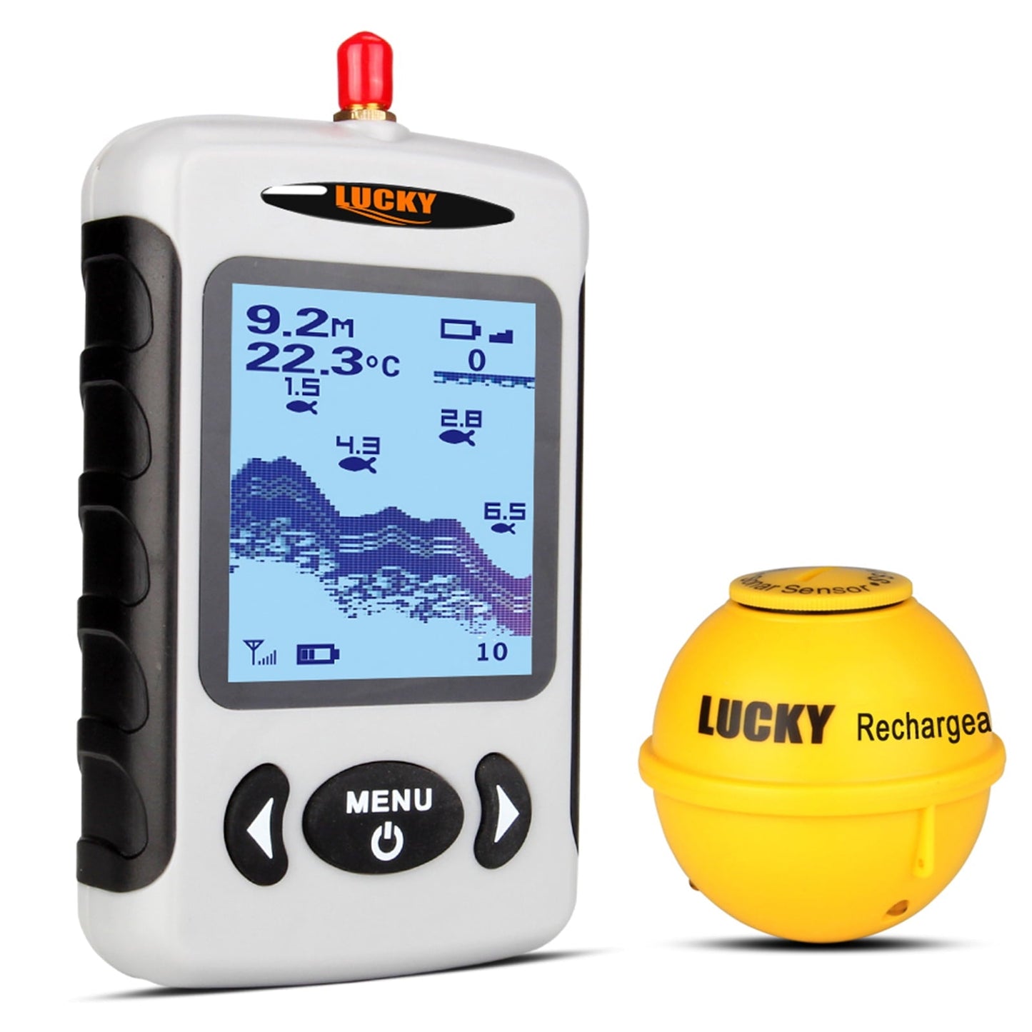 Aibecy Portable Sonar Fish Finder Detector for Wireless Fishing Probe, Enhancing Your Angling Experience