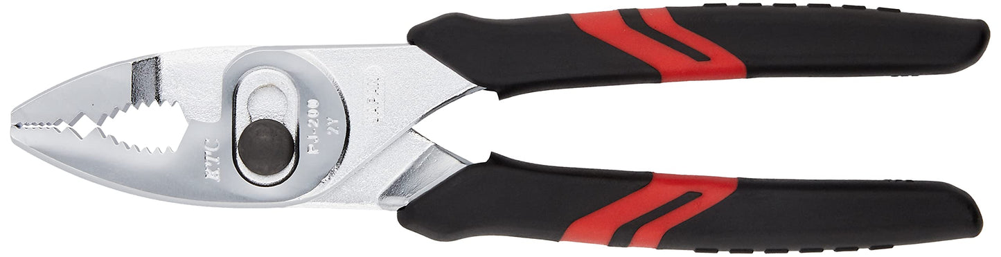 KTC COMBINATION PLIERS SOFT GRIP TYPE PJ-200 200mm Adjustable Wire Cutter NEW