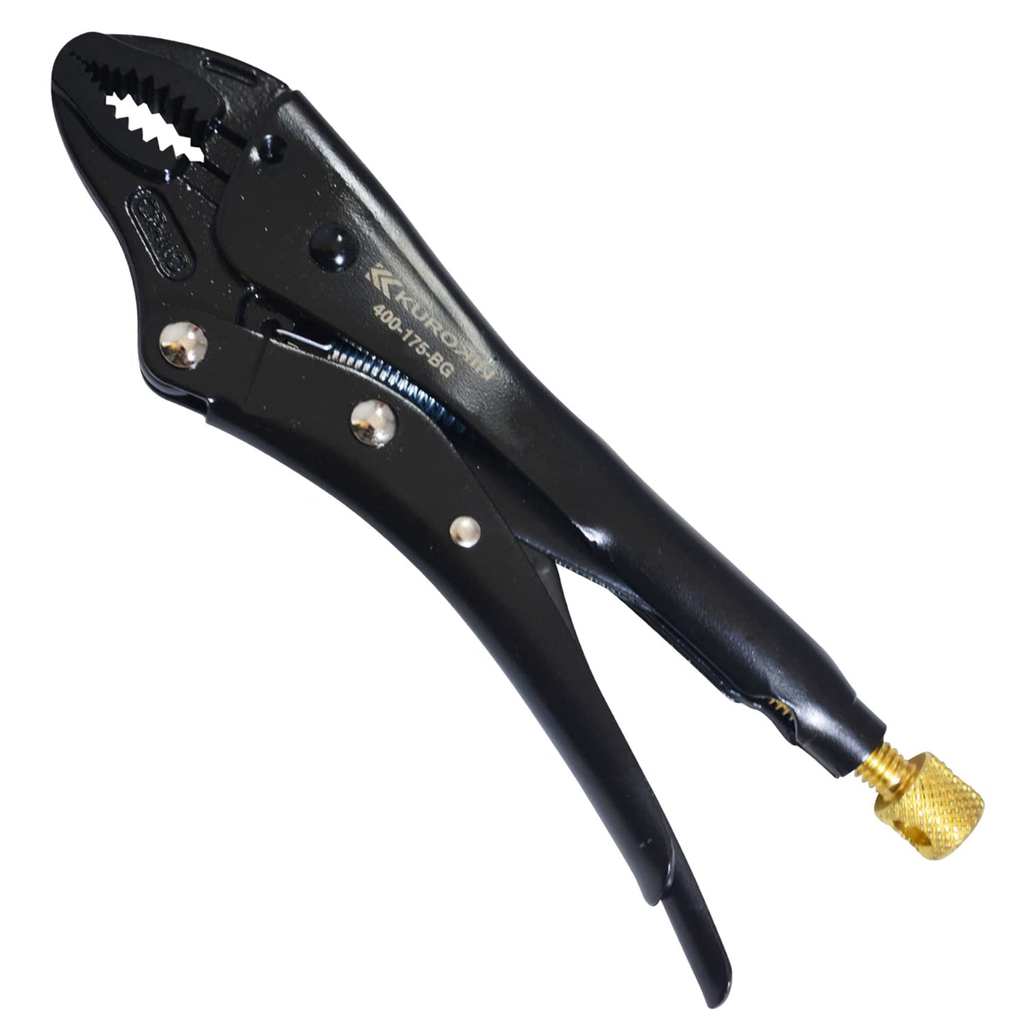 FUJIYA KUROKIN 400-175-BG LOCKING PLIERS 175mm 6.9" JAW OPEN 41mm Black NEW
