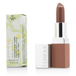Clinique Pop Matte Lip Colour + Primer - # 01 Blushing Pop --3.9g/0.13oz By Clinique