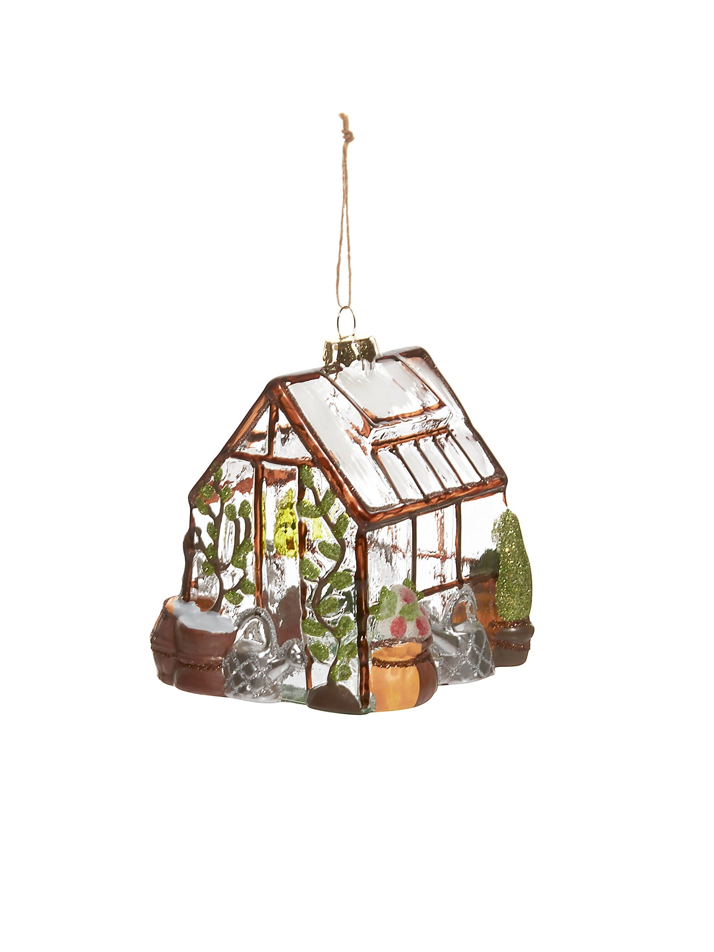 Glass Greenhouse Ornament