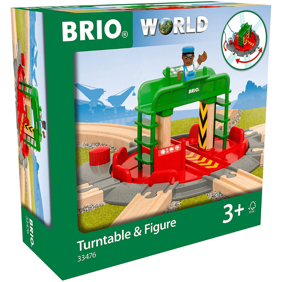 BRIO Train Turntable & Figure