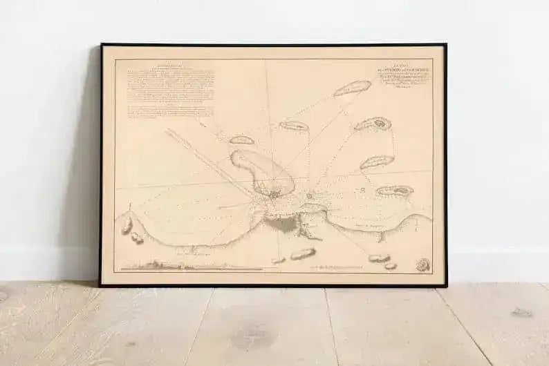 Nautical Chart of Veracruz 1798| Mexico Maps