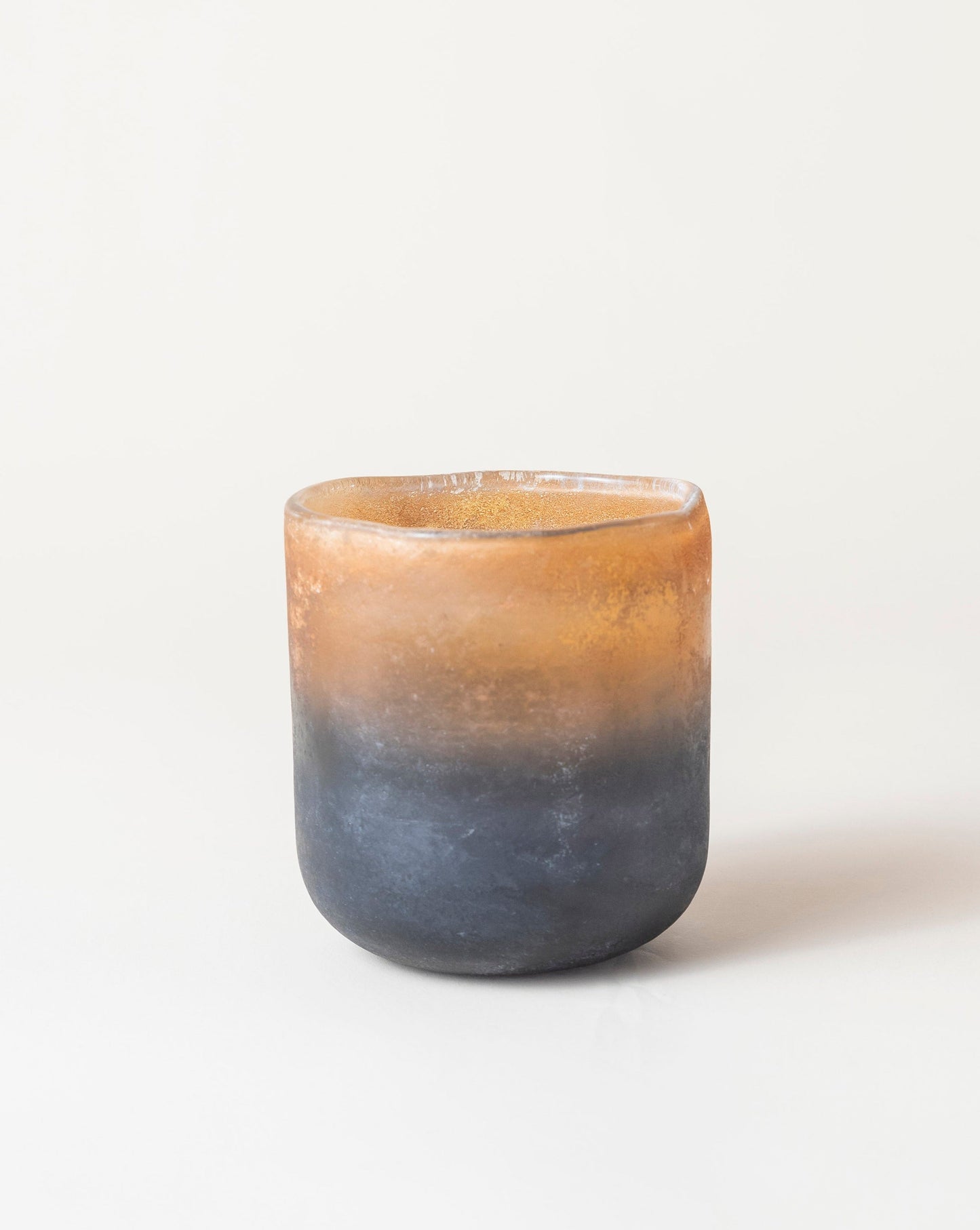 Brown/Orange Small Candle Holder