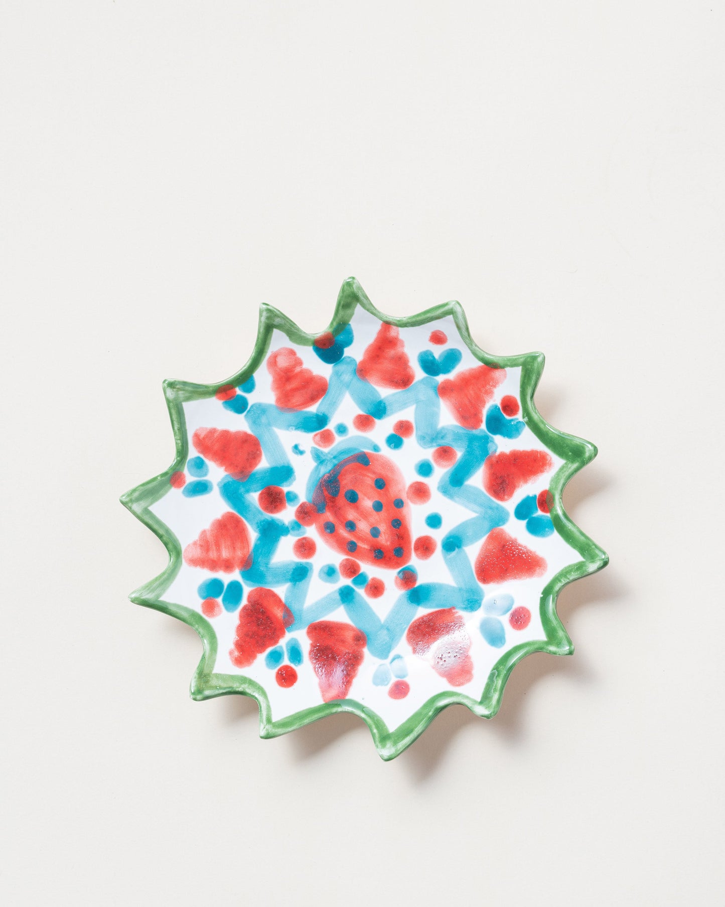 Strawberry Dessert Plate D20cm