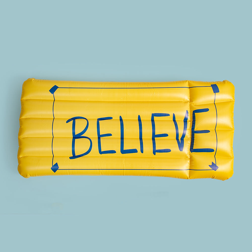 Exclusive Ted Lasso Believe Pool Float