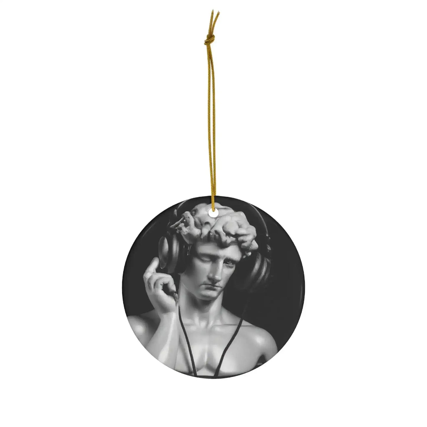 David with Headsets Christmas Ornaments - MAIA HOMES