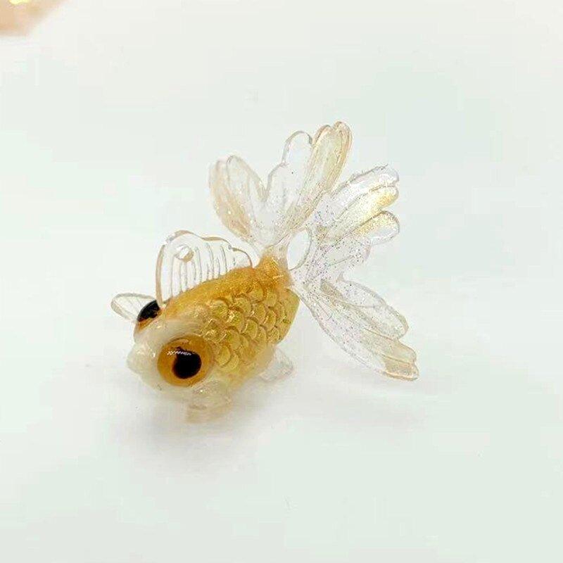 Mini Goldfish Animal Model Decor Pvc Craft Figurine - Animal Amity