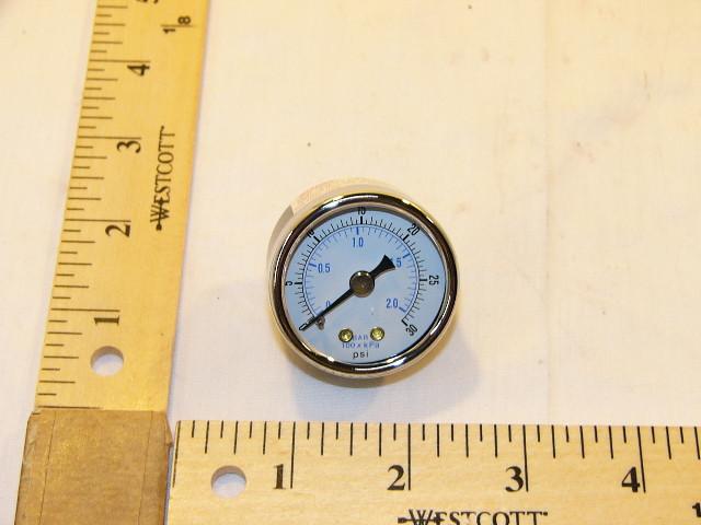 Nor East Controls 30686409-004 - 1.5"Gauge 0/30# 1/8"Back