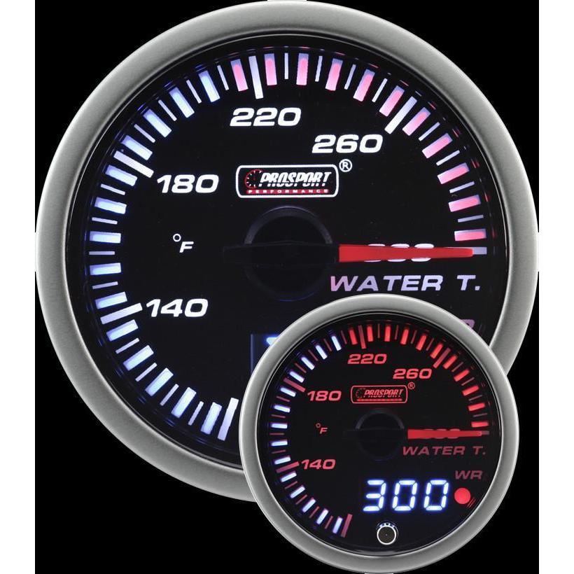 Prosport 52mm JDM Electrical Water Temperature Gauge - Universal