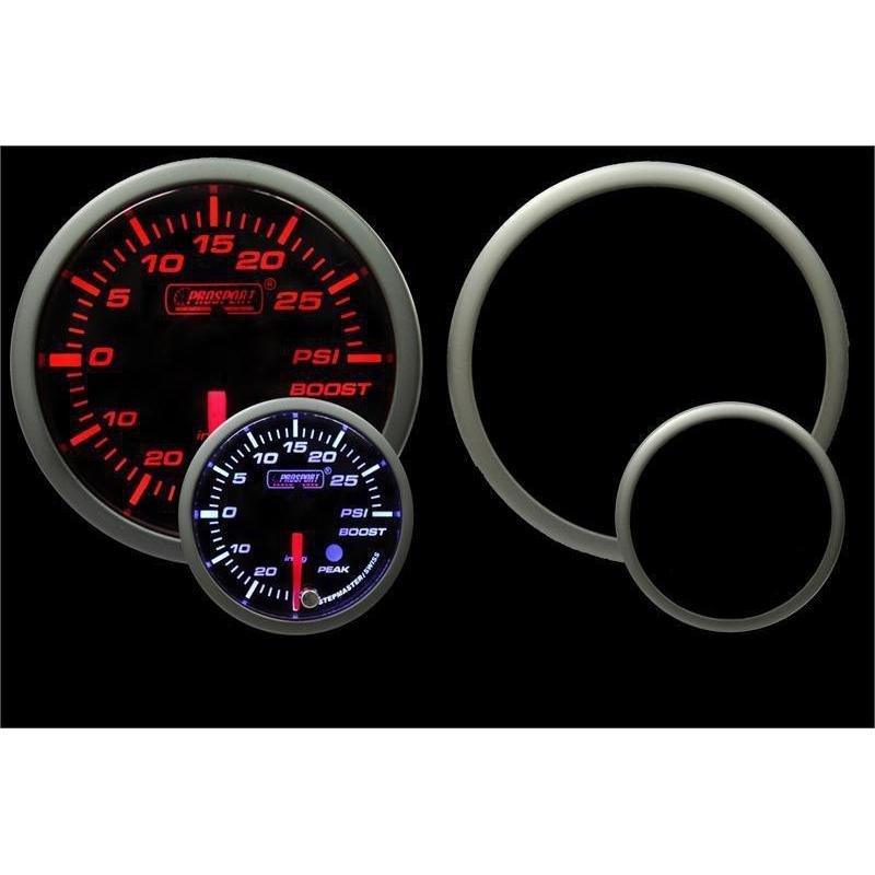 Prosport Premium Series 52mm Electric Boost Gauge - Amber/White - Universal