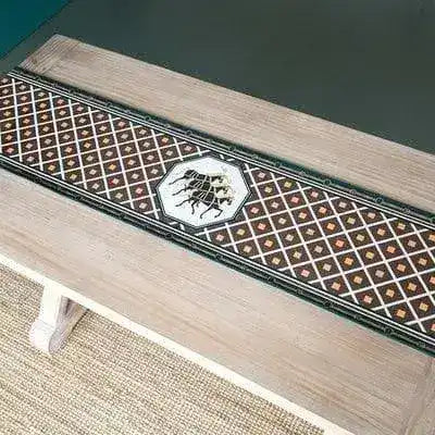 Royal Horse Carriage Printed Table Runner - MAIA HOMES
