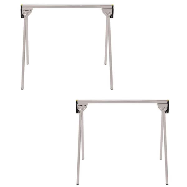 29" Sawhorse Saw Folding Metal Heavy Duty Steel 2 Pack