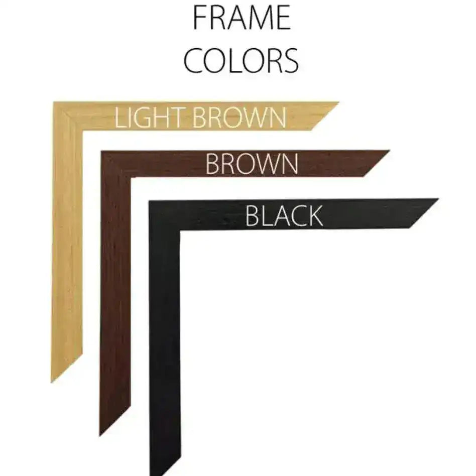 Vintage Taiwan Map Wall Art Print