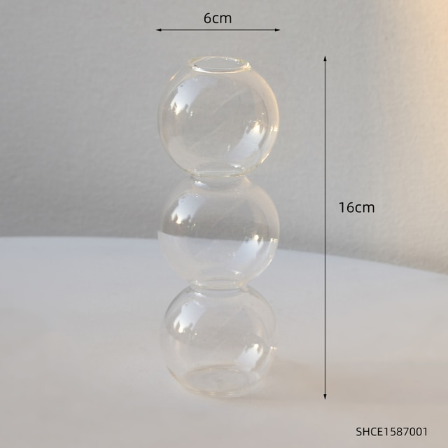 Clear vase size dimension