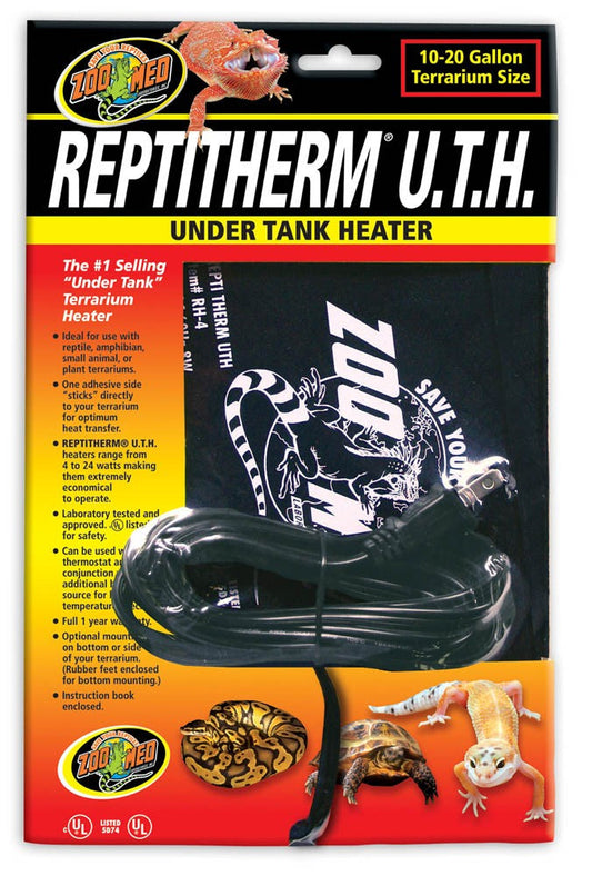 Zoo Med ReptiTherm Under Tank Heater (U,T,H) 6 in x 8 in Small 8 Watts