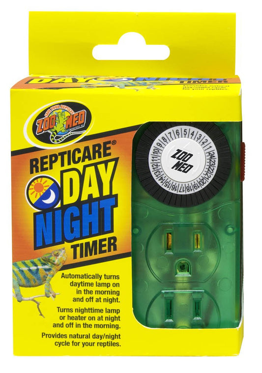 Zoo Med Repticare Day and Night Timer Green 1Ea