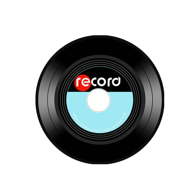 Retro Music CD Area Rug