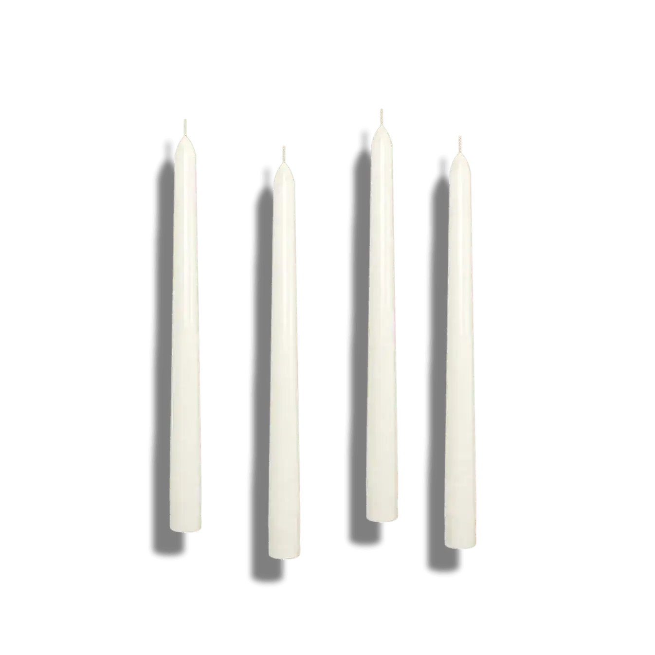 12" Unscented Taper Colored Candles - 4 pcs - MAIA HOMES
