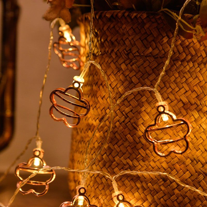 Caged Metallic Christmas Decor String Light