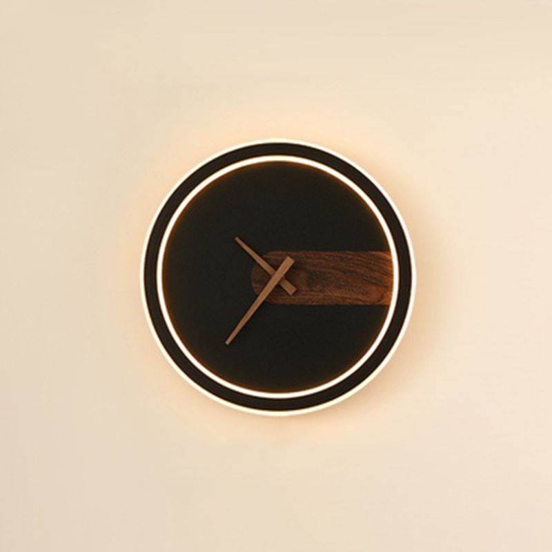 Nordic Clock LED Light Wall Sconce