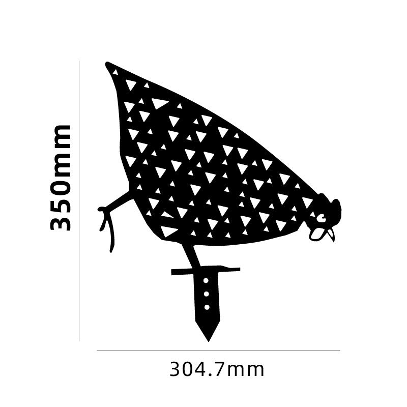 Chicken Yard Art Outdoor Garden Back Yard