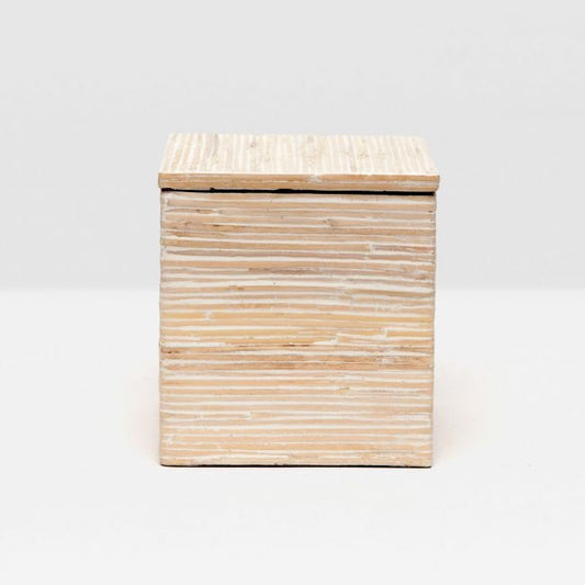 Kona Bleached Rattan Canister