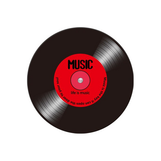 Retro Music CD Area Rug