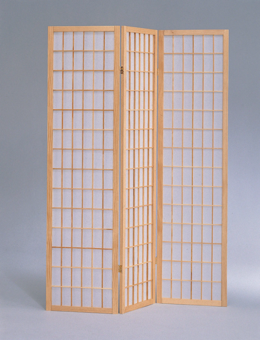 Natural Wood Room Divider