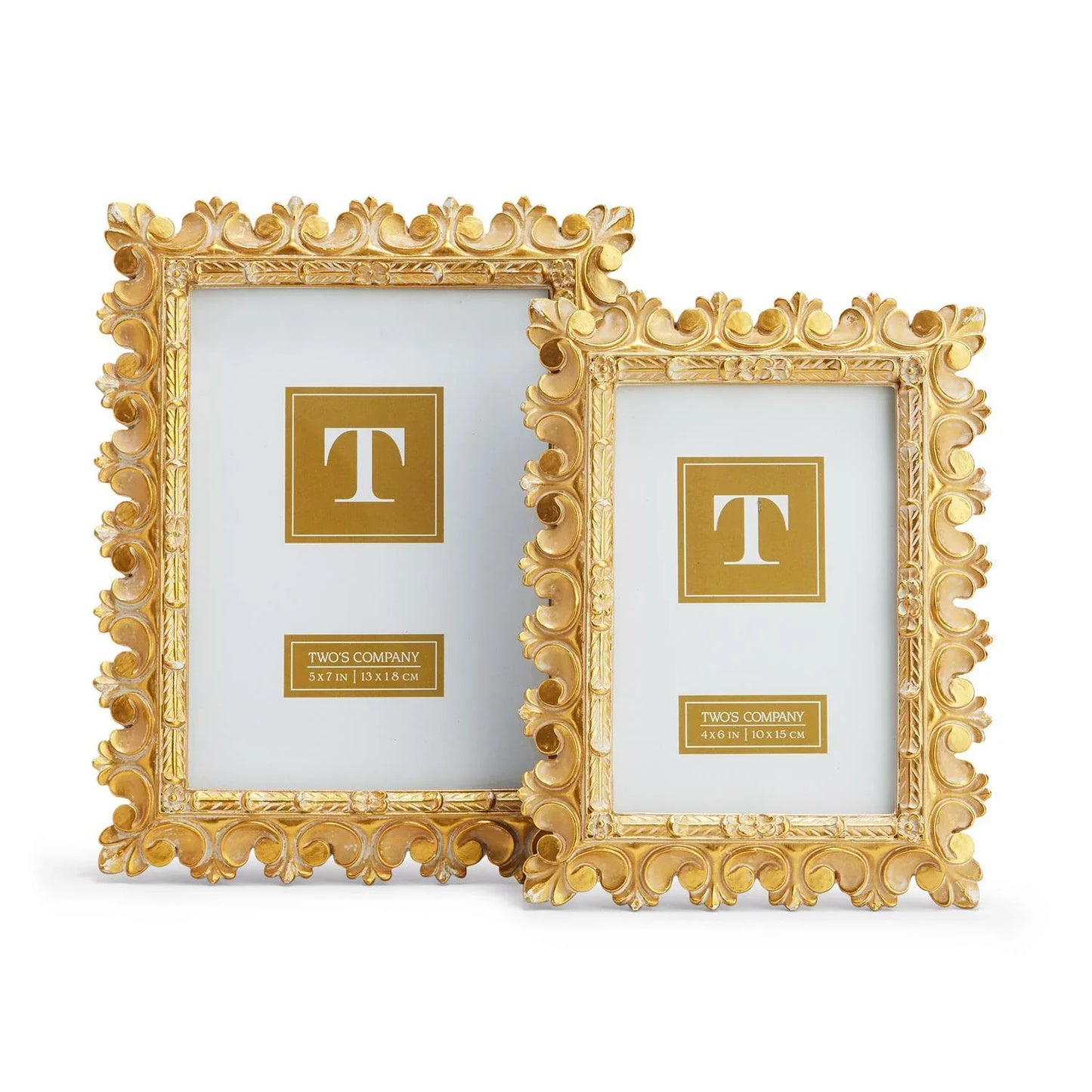 Gold Filigree Scroll Pattern Frame