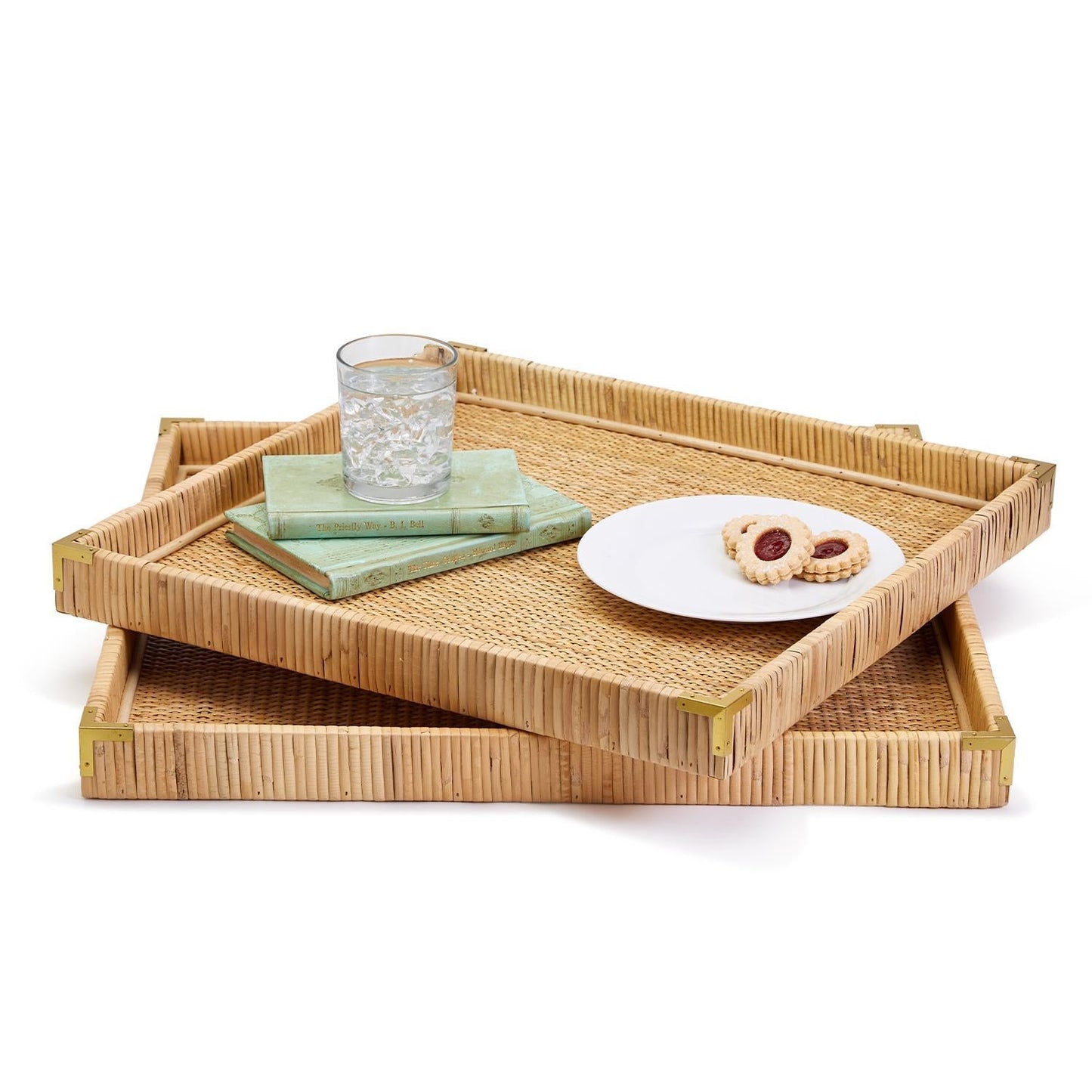 Square Rattan Trays