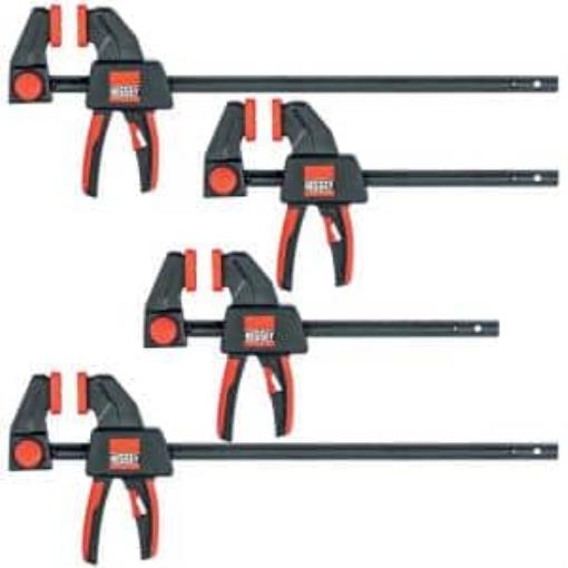 Trigger Clamp Set Containing 2 Each of EHKM06 and EHKM12 4-Piece