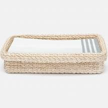 Chelston Bleached Rect. Hand Towel Tray