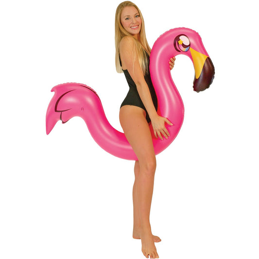PoolCandy Flamingo Ride-On Noodle Pool Float