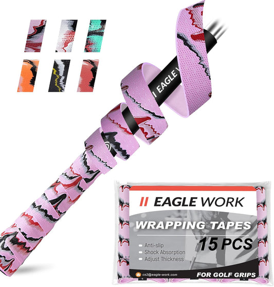 Golf Grip Wrapping Tapes, New Regripping Solution for Golf Club Grips, 3 Or 15 Pack Tacky PU Overgrip Tapes