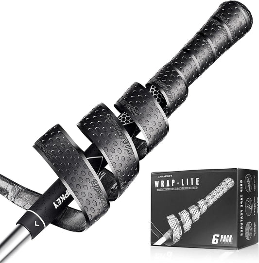 CHAMPKEY WRAP-LITE 40” Golf Grip Wrap Tape 6 Pack | Premium Polyurethane Golf Club Grips | High Traction and Comfortable Wrap Golf Grips