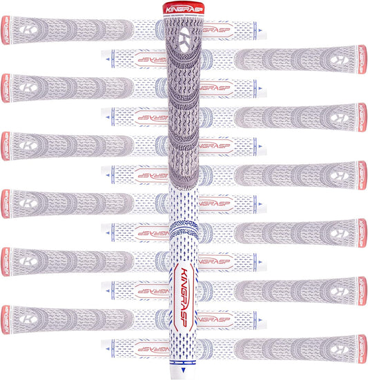 Golf Grips 13 Pack |，Compound Hybrid Rubber Golf Club Grips, Standard/Midsize6Colors Available